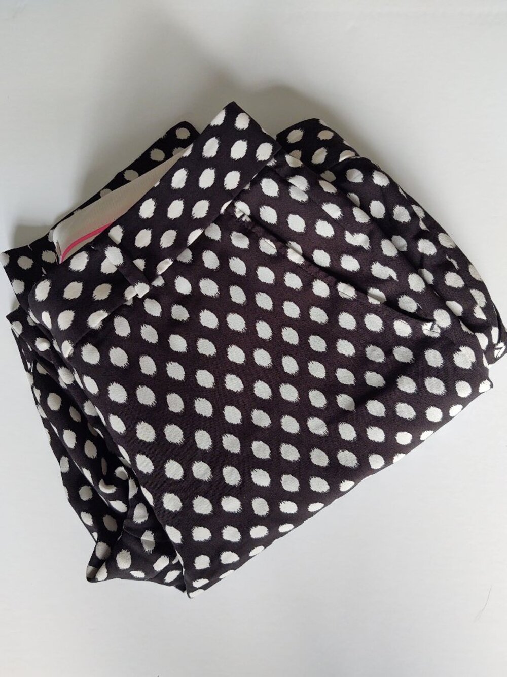 Black and white polka dot pants
